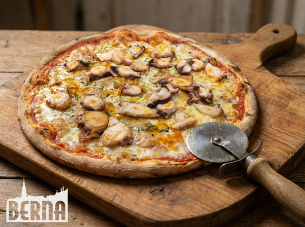 Pizza pulo à la galicienne.