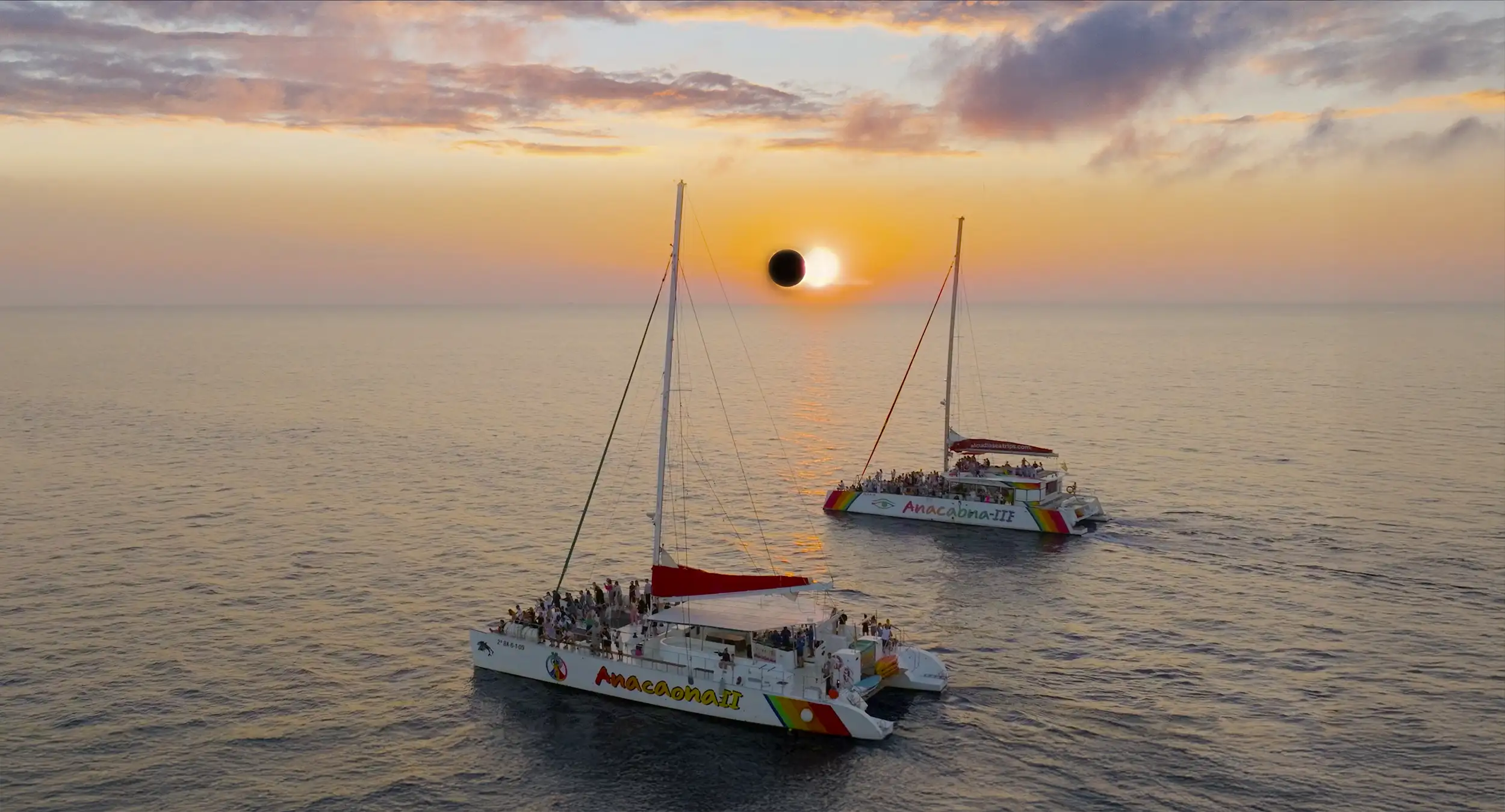 Ver el eclipse solar total desde el mar en Mallorca es una de las experiencias más exclusivas del verano de 2026